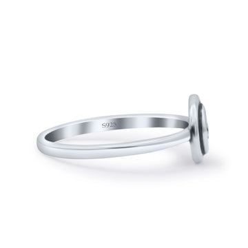 Moon And Stars Oxidized Circle Fashion Goddess Statement Thumb Band